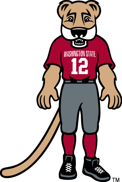 Washington State Cougars 2003-Pres Mascot Logo iron on transfers for clothing